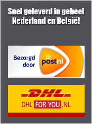 Snel geleverd met PostNL of DHL